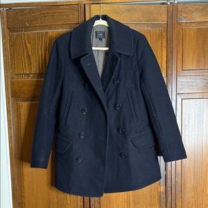 J. Crew Navy Pea Coat